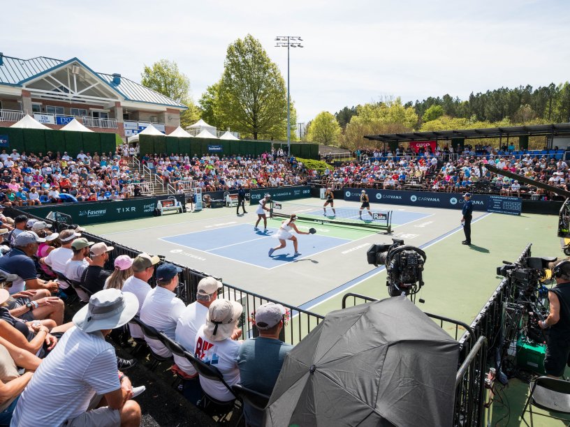 PPA Tour pro pickleball match at Cary Tennis Park